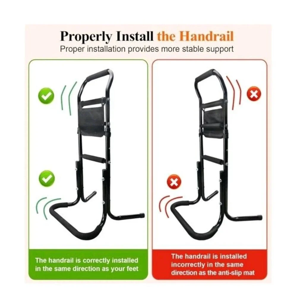 Adjustable Aluminum Alloy Mobility Stand Assist Aid,  Walking Support with 300lb